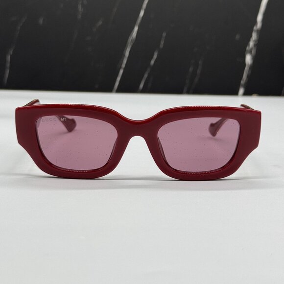 NEW GUCCI GG1558SK 005 BURGUNDY WOMEN SUNGLASSES main image 5